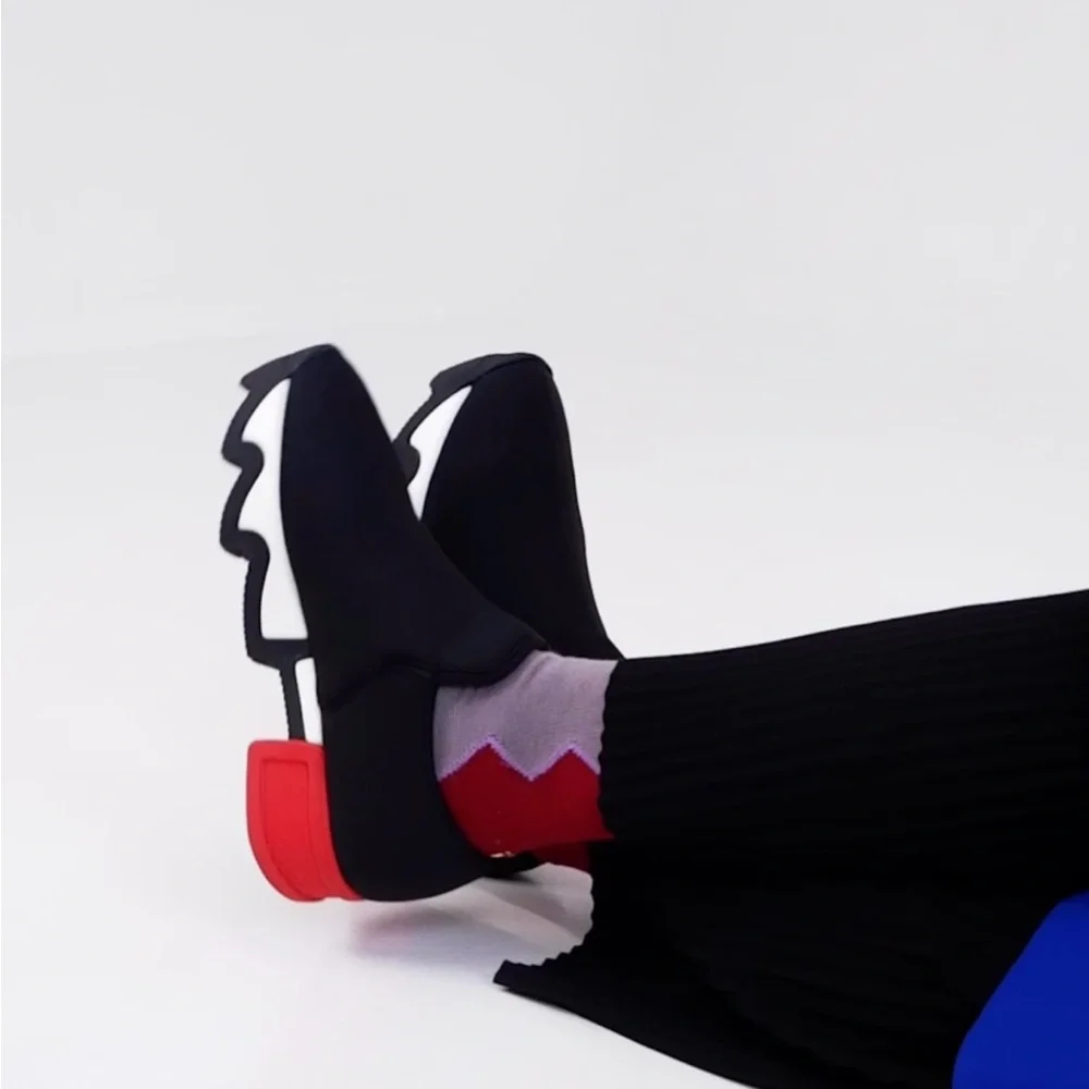 iRi WES I Black Red Low Top‎ Sneaker
